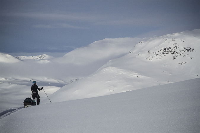 På väg ner i dalen Galjavagge_david_erixon