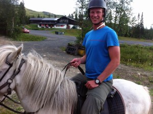 Jag och min nya kompis Sölvi Foto: Moa Pettersson