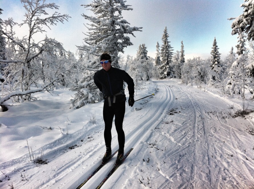 Fina spår i Storhogna.