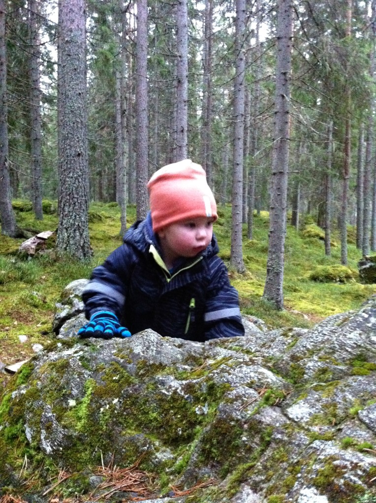 Vi gömmer oss här.