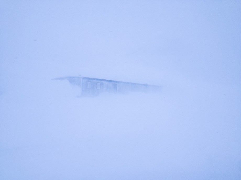 Busväder på Sylstationen Foto: David Erixon