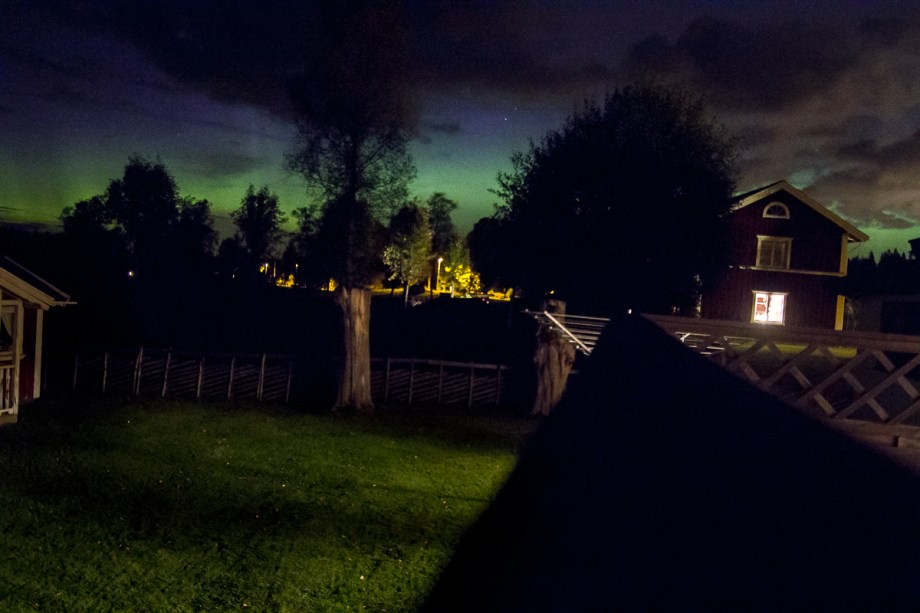 Norrsken i Sävdabo Foto: David Erixon